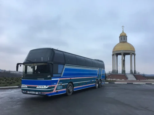 Синий атвобус